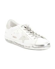 Made In Italy Leather Metallic Sparkle Sneakers | Shoes | T.J.Maxx | TJ Maxx