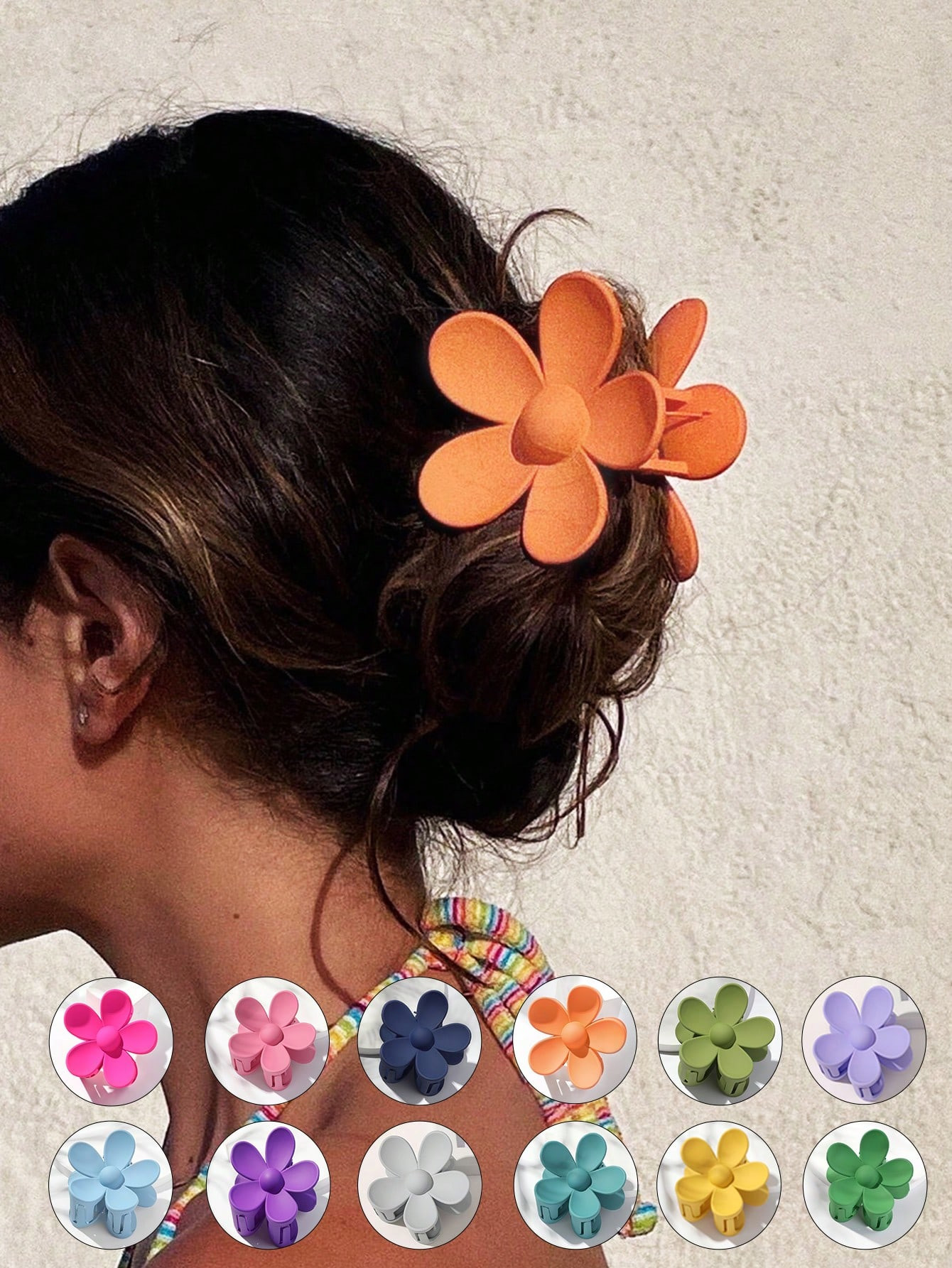 1pc Flower Design Hair Claw | SHEIN