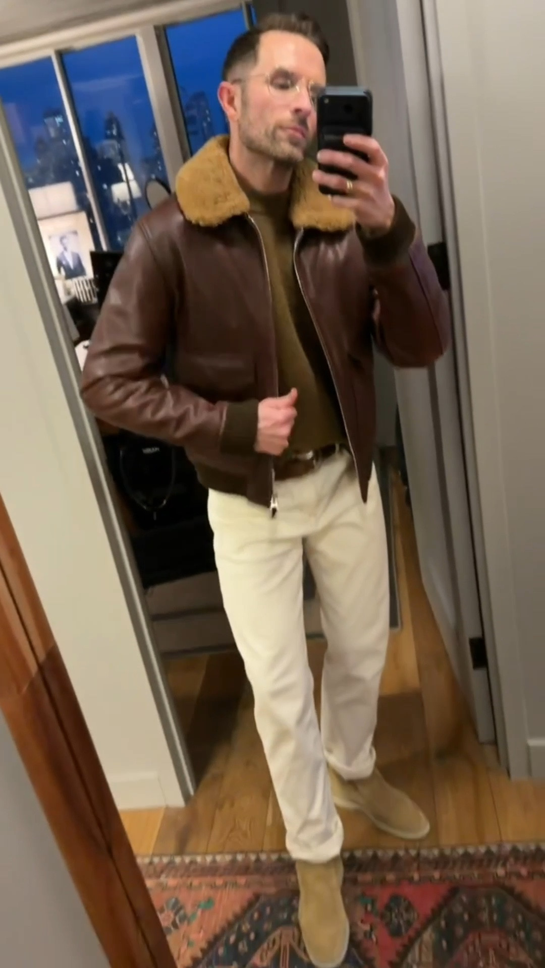 Topped last night’s look off with a bomber jacket. Mine is old Sandro but I linked similar finds below 

#LTKSeasonal #LTKootd #LTKMens