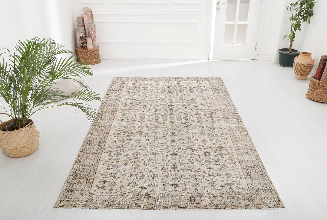 Turkey Rug 5x9 Rug Neutral Rug 5x9 Pastel Rug 5x9 Turkish - Etsy | Etsy (US)