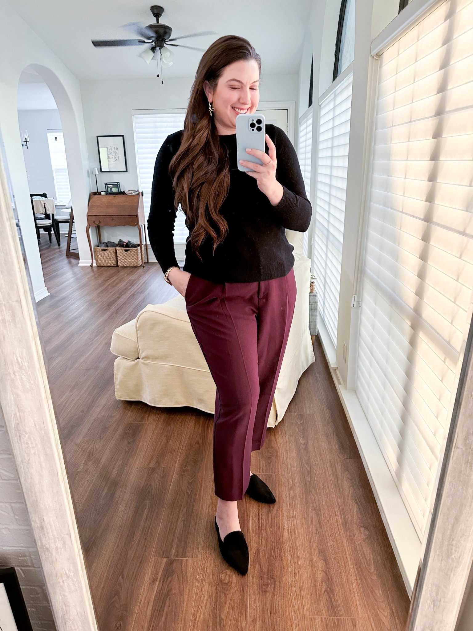 Workwear #ootd 10/28/25 

My cashmere sweater is 30% off today! I have multiple colors and as long as you take care of them, they LAST 

Womens business professional workwear and business casual workwear and office outfits midsize outfit midsize style 

#LTKWorkwear #LTKFindsUnder100 #LTKSaleAlert