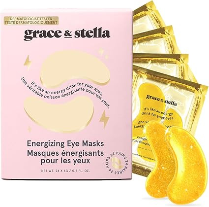 grace & stella Under Eye Mask - Reduce Dark Circles, Puffy Eyes, Undereye Bags, Wrinkles - Gel Un... | Amazon (CA)