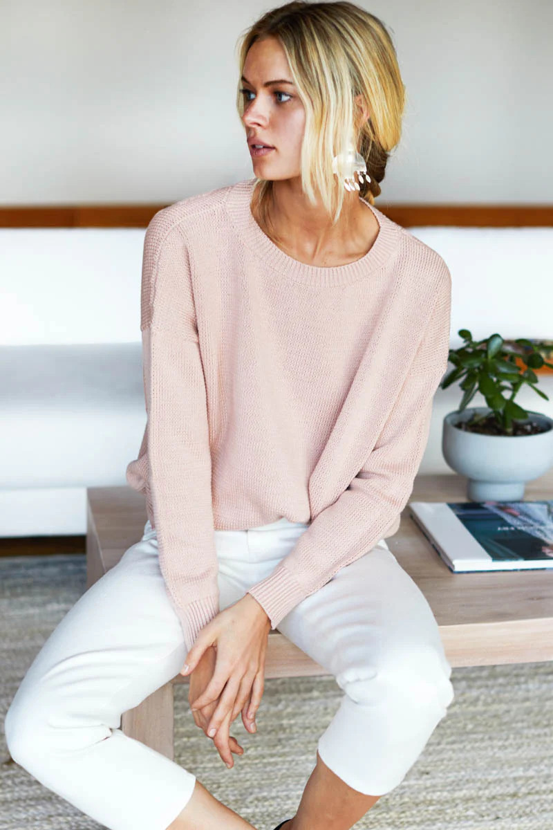 Carolyn Sweater - Muted Clay Organic | Emerson Fry