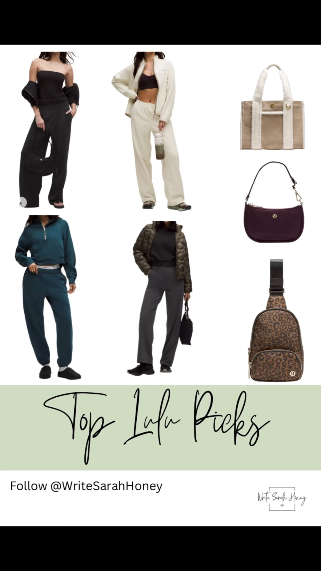 Top Picks from Lululemon, yes please! Check them out before they sell out! Follow Write Sarah Honey! Shop Now! 

#activewear
#athleisure
#athleisurestyle
#gymoutfit
#fitcheck
#yogastyle
#workoutoutfit
#activefit
#gymfashion
#fitnessstyle

#LTKTravel #LTKActive #LTKSaleAlert