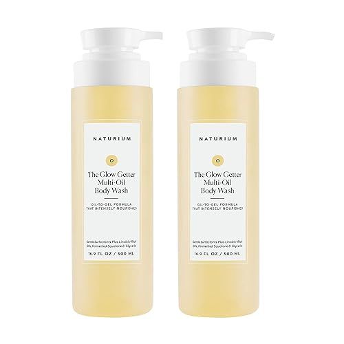 Naturium The Glow Getter Multi-Oil Hydrating Body Wash, Gentle Cleanser, 16.9 oz Duo 2-Pack | Amazon (US)