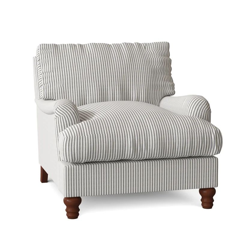 Walters Upholstered Down Filled Armchair | Wayfair North America