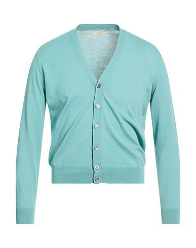 Filippo De Laurentiis Man Cardigan Turquoise Size 46 Cotton | YOOX (US)