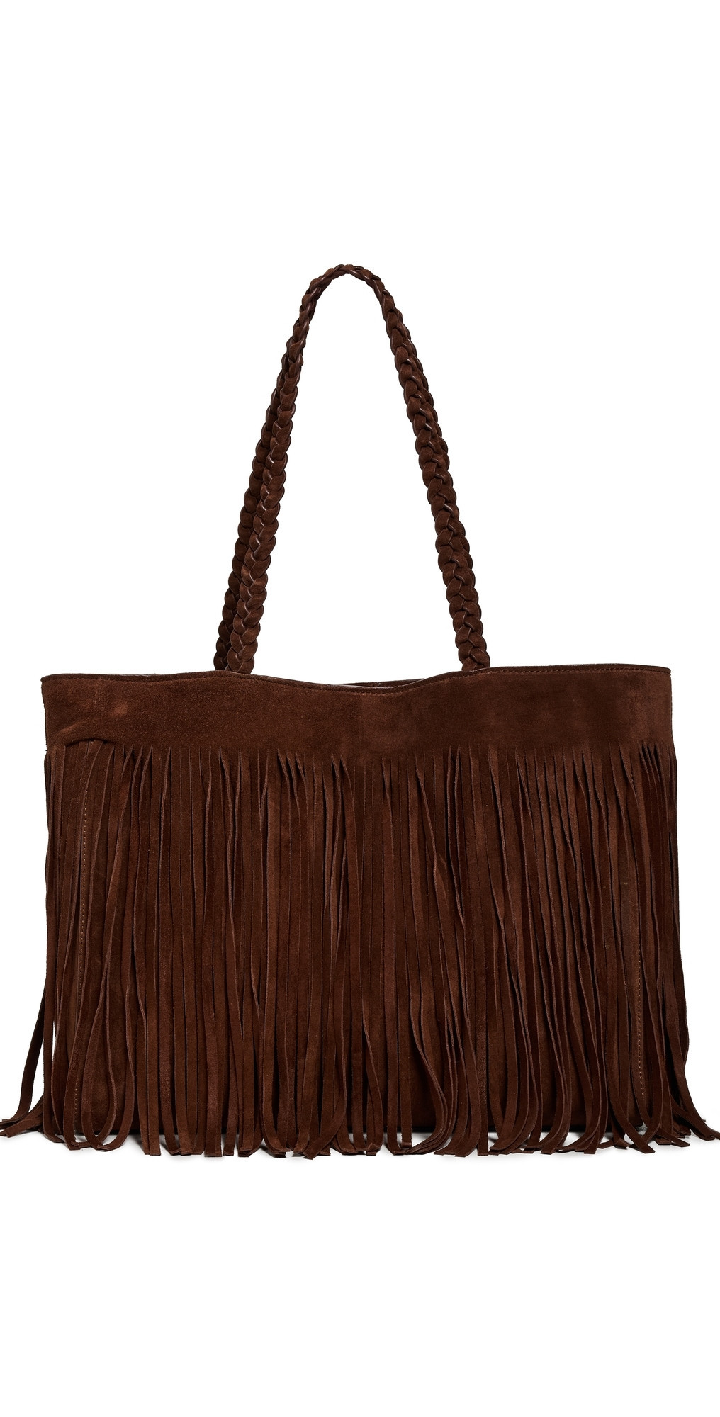 Reformation Luna Tote Bag Espresso Suede One Size | Shopbop