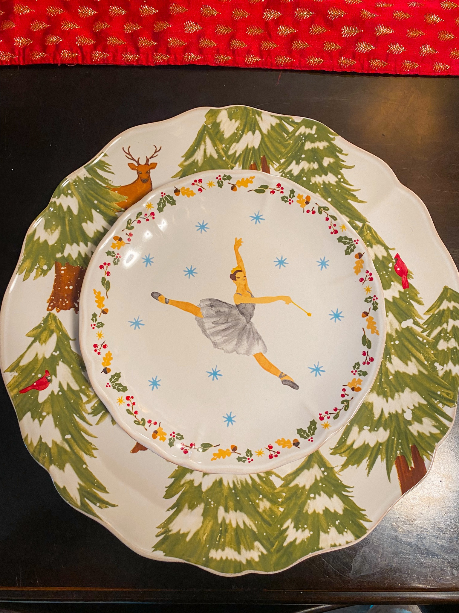 I am so in love with our Christmas dishes!! We decided on the salad plates and chargers but there is a whole collection!❤️ linking everything below!

#LTKSeasonal #LTKHoliday #LTKhome