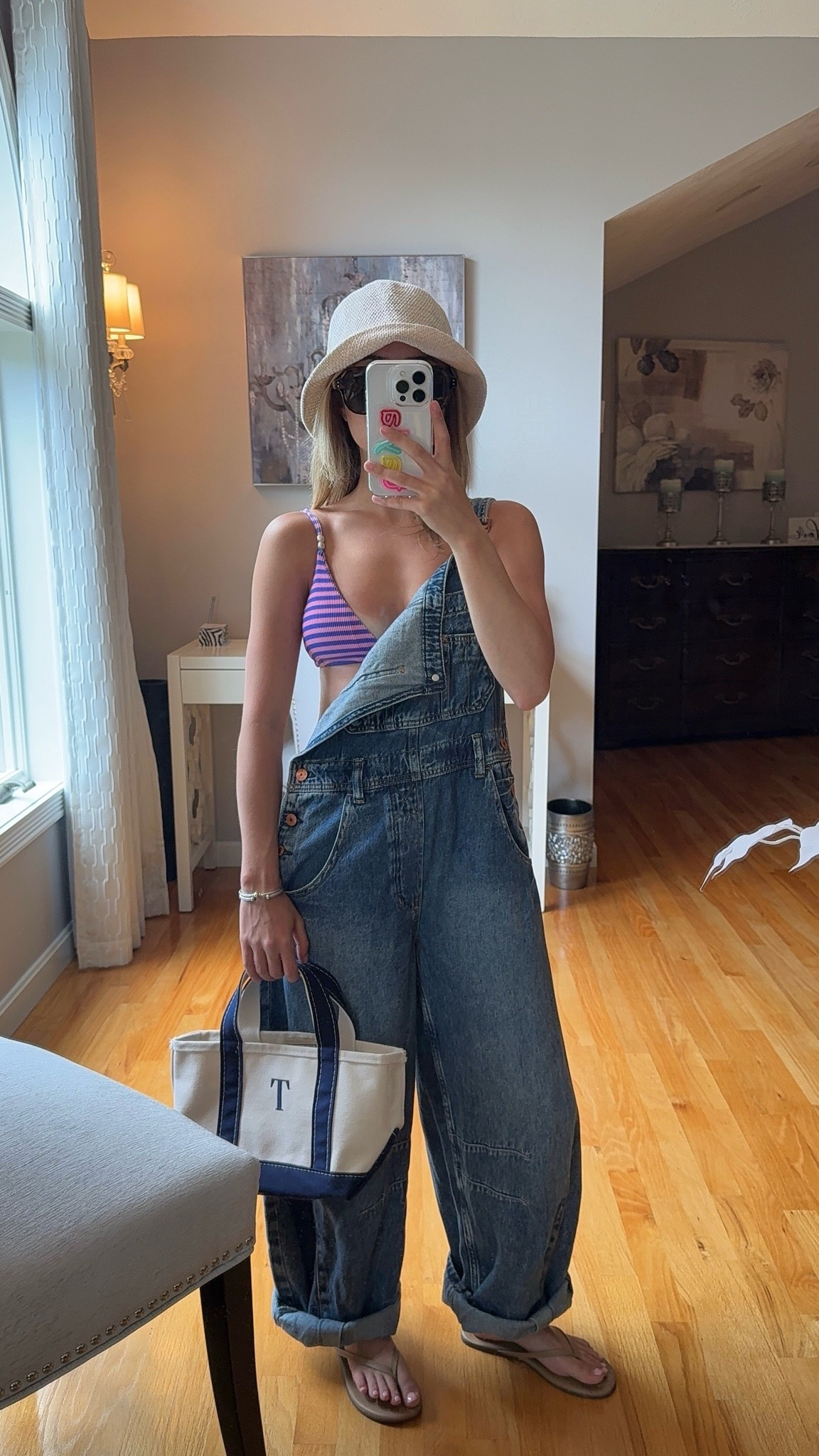 wearing a xs petite in overalls and xs in bikini

#LTKootd #LTKU #LTKSeasonal