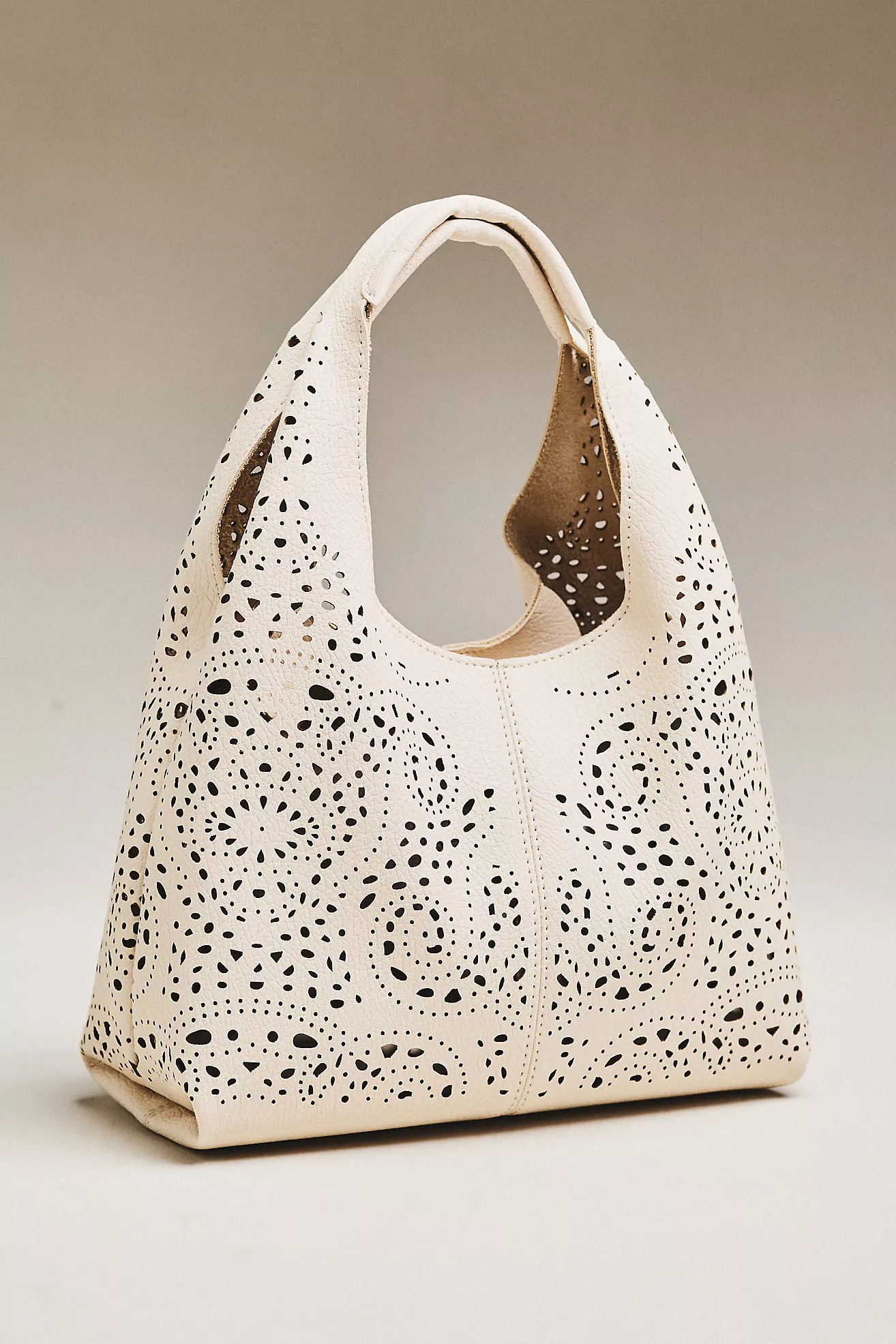 Melie Bianco Perforated Mini Hand Bag | Anthropologie (US)