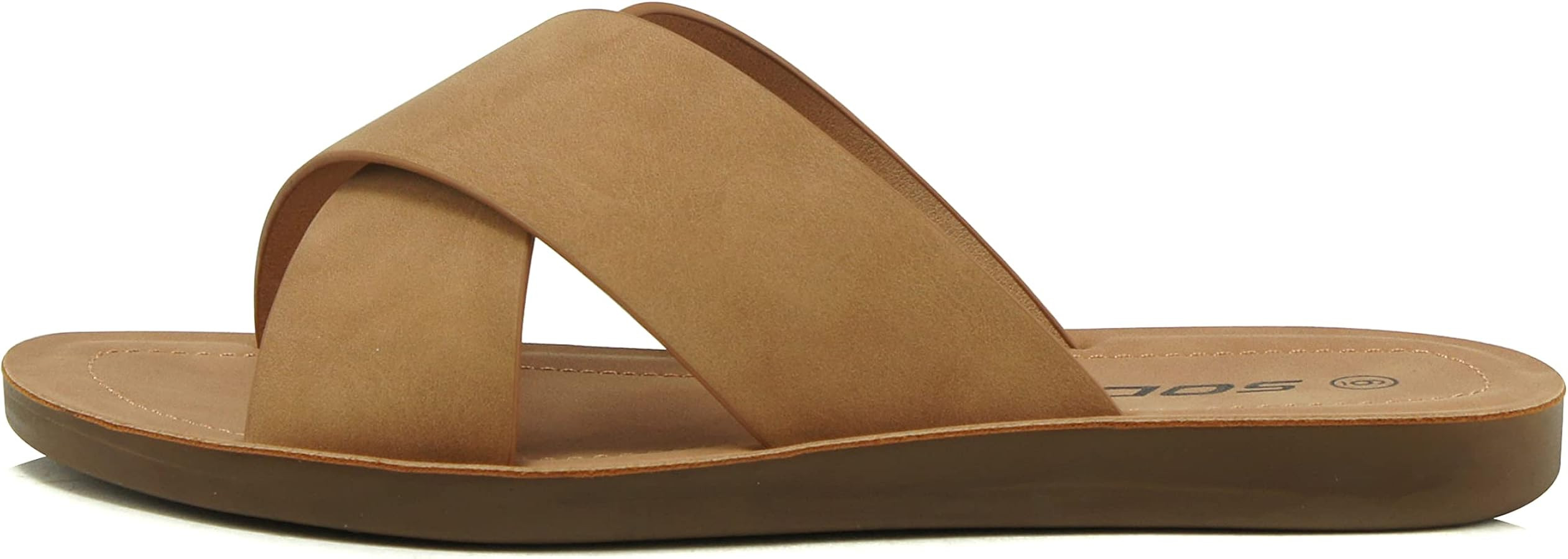 Soda Women's Casual Slip On Sandals | Amazon (US)