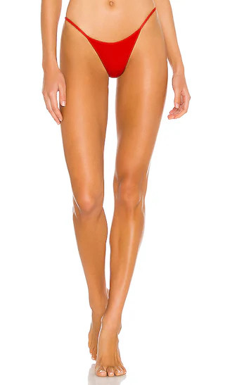 Worth It Bikini Bottom in Red | Revolve Clothing (Global)