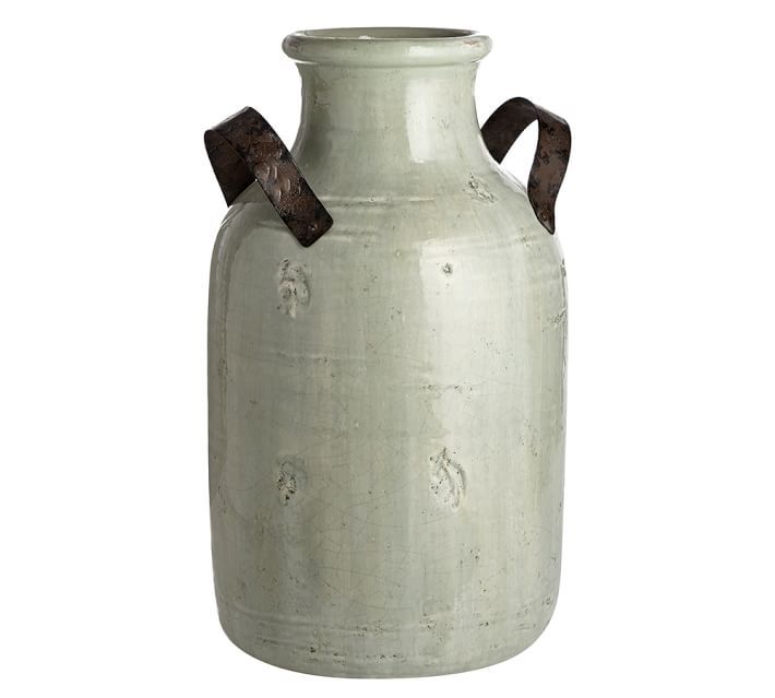 Marlowe Ceramic Vase Collection - Blue | Pottery Barn (US)