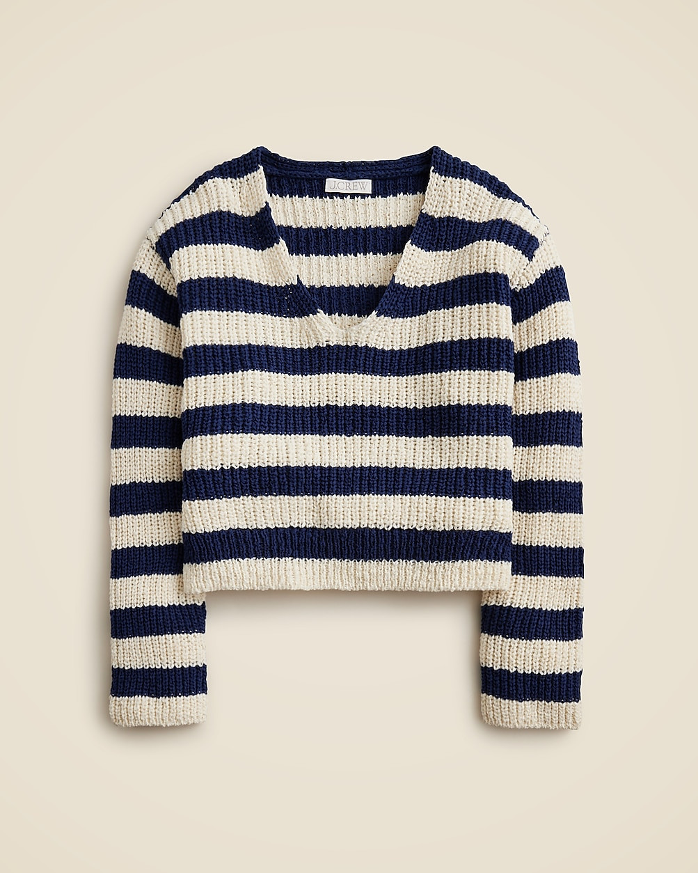 Montauk pullover sweater in stripe | J. Crew US