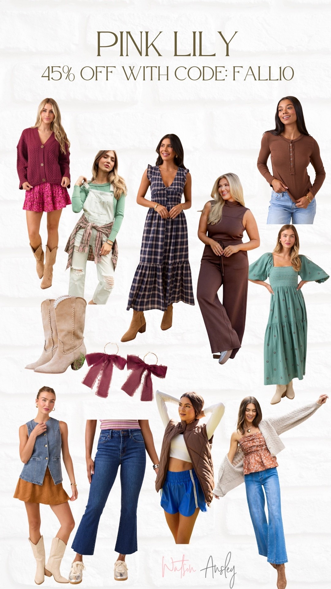Shop big savings at Pink Lily today for Fall!

Click the images to shop 

Outfits | dresses | skirts | boots | earrings | bows | pants | jeans | maxi ~| fall family photos | vest | sweater | fashion | style | trendy 

#LTKFindsUnder50 #LTKSaleAlert #LTKSeasonal