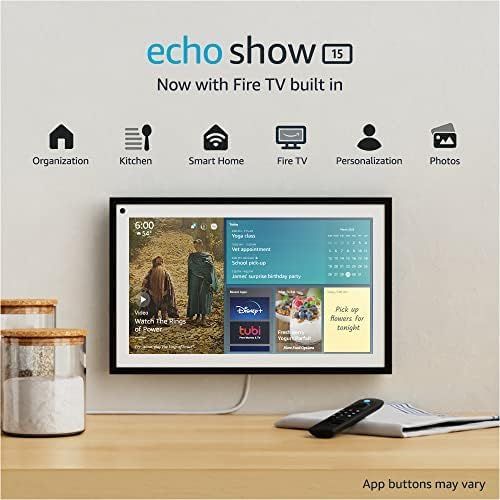 Amazon Echo Show 15 | Full HD 15.6" smart display with Alexa and Fire TV built in | Remote includ... | Amazon (US)