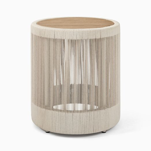 Porto Outdoor Round Side Table (17") | West Elm (US)