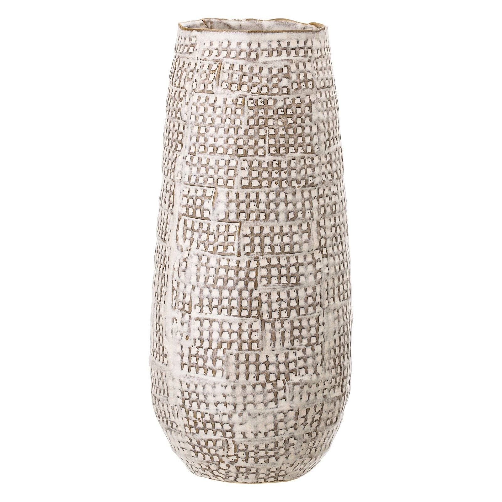 Sprinkle &amp; Bloom Basketweave Embossed Stoneware Vase | Walmart (US)