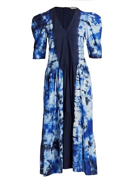 Celestia Tie-Dye Midi-Dress | Saks Fifth Avenue
