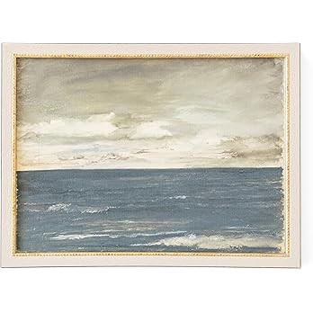 Petal Lane Ocean Wall Decor - Framed Antique Decor - Make Your Own Gallery Wall Frame Set - Dark ... | Amazon (US)