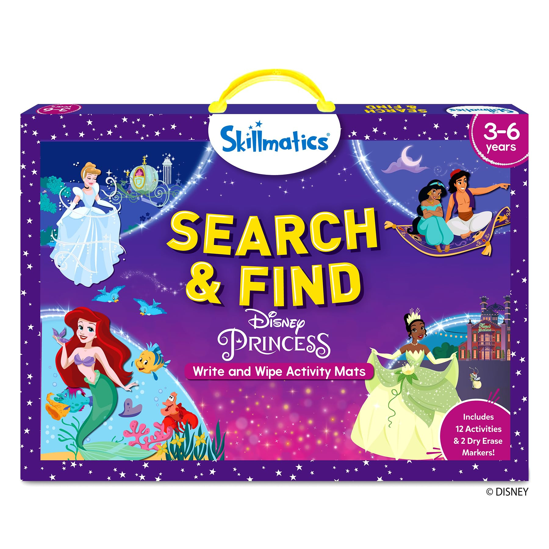 Skillmatics Search and Find Disney Princess Educational Game - Reusable Preschool Learning Activi... | Amazon (US)