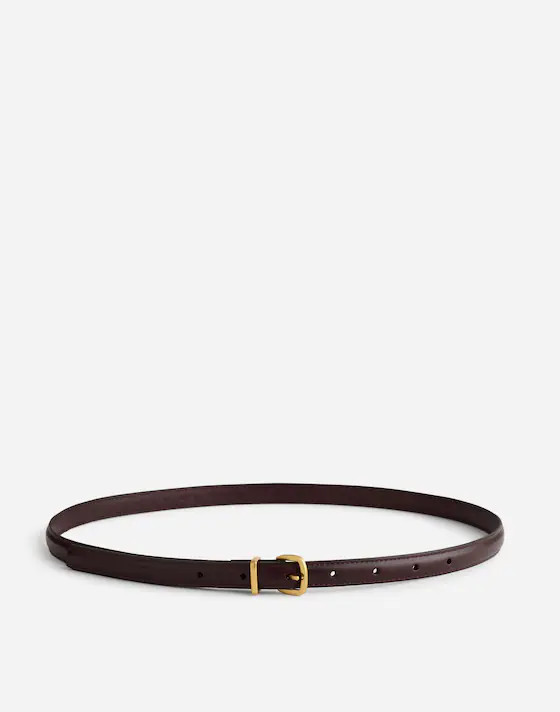The Essential Skinny Leather Belt | Madewell