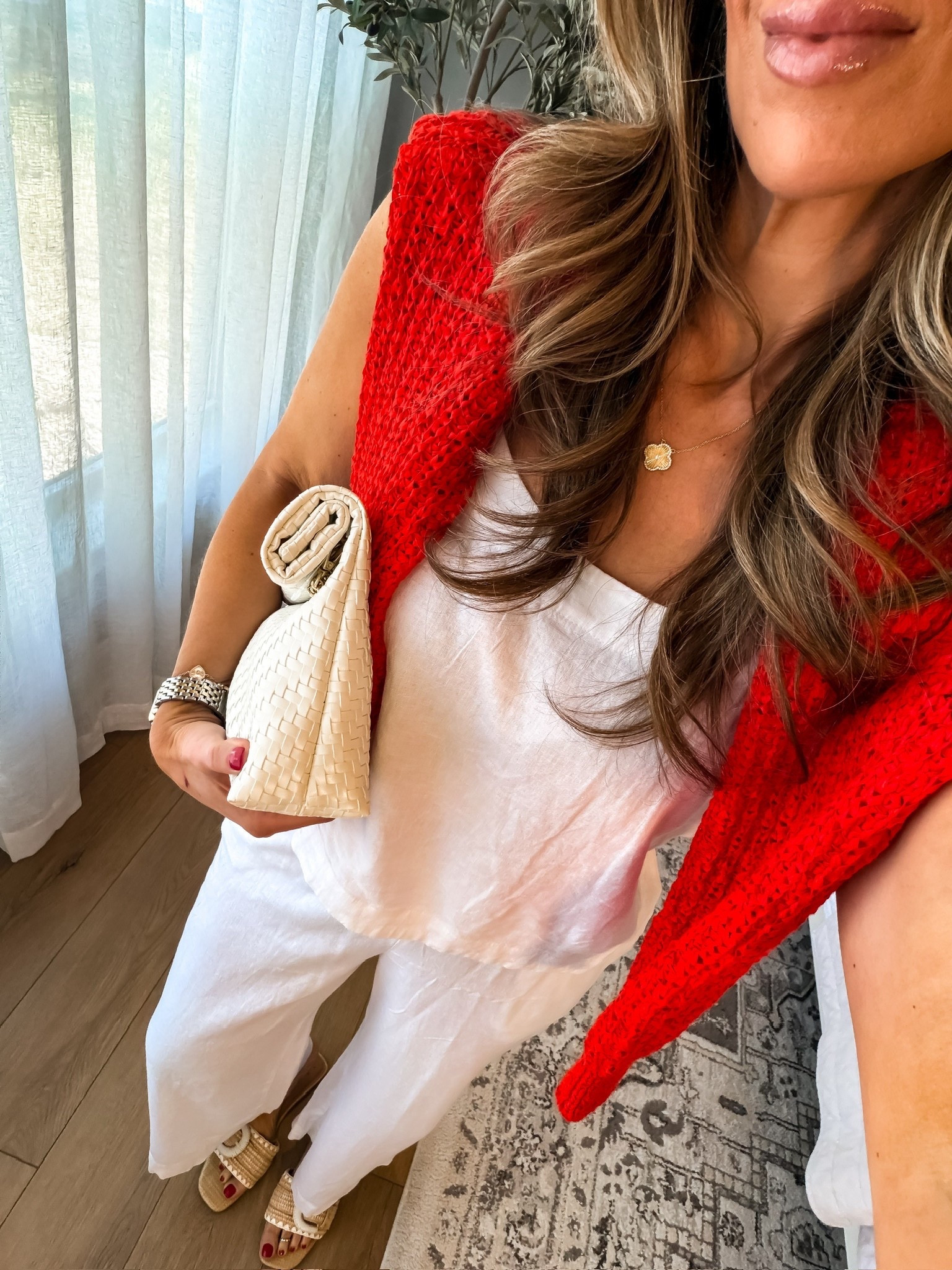 Spring outfits women, vacation outfits beach, Easter outfits women, date night outfits, spring outfits 206, red sweater, chic all white look, themominstyle 

#LTKTravel #LTKmomlife #LTKSeasonal