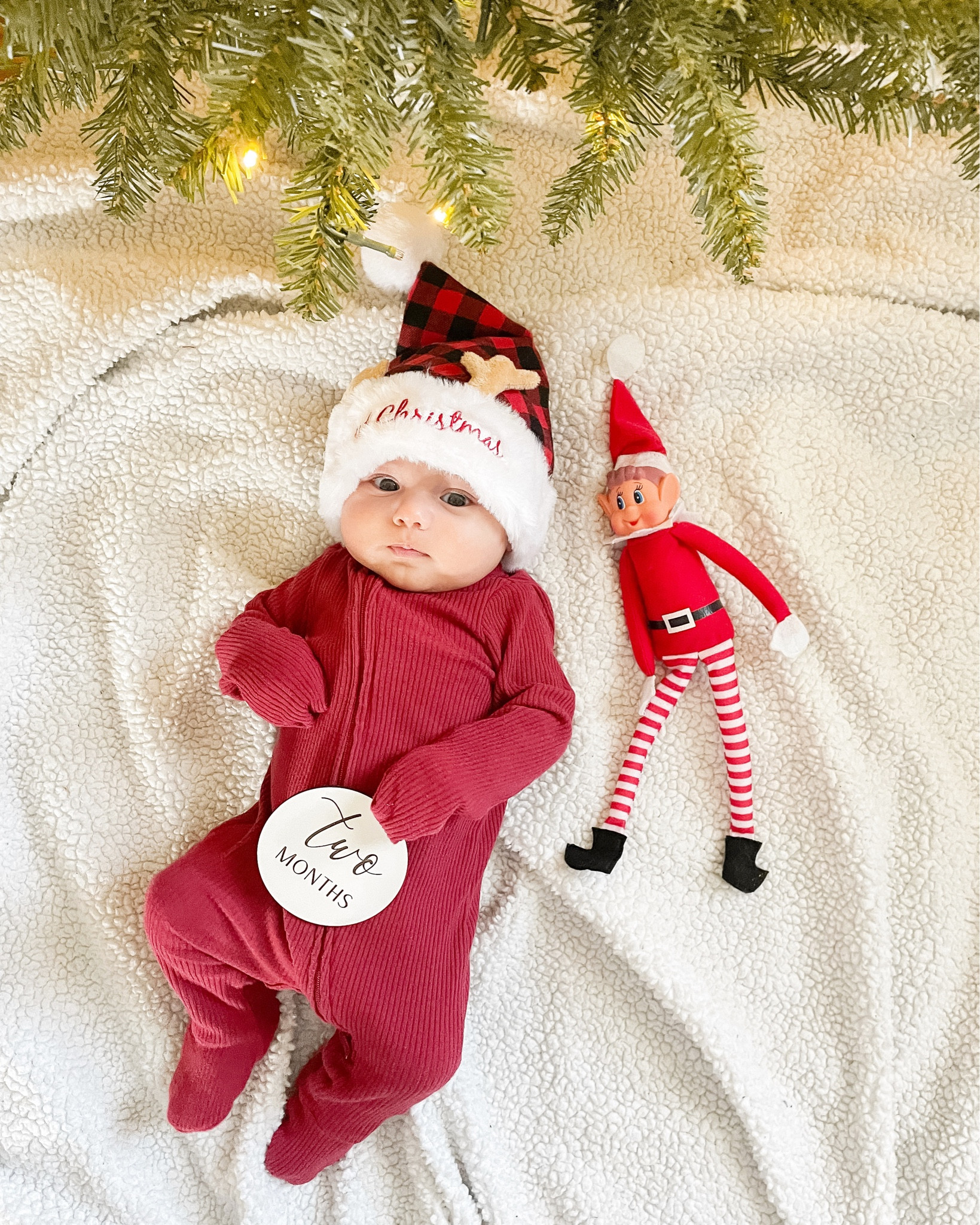 Baby girls first Christmas! This onesie was purchased at Old Navy and they no longer carry it so I chose what it most similar. The hat is from Ross so I selected hats I would also choose from Amazon! Merry Christmas ❤️ #christmas #christmasoutfit #babyoutfit #babyfashion

#LTKbaby #LTKSeasonal #LTKHoliday