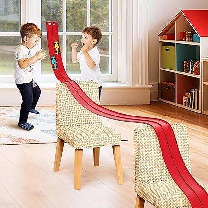 16 Ft Flexible Race Car Ramp Track for Kids Toy with Suction Cups, Compatible with Diecast 1/64th... | Amazon (US)