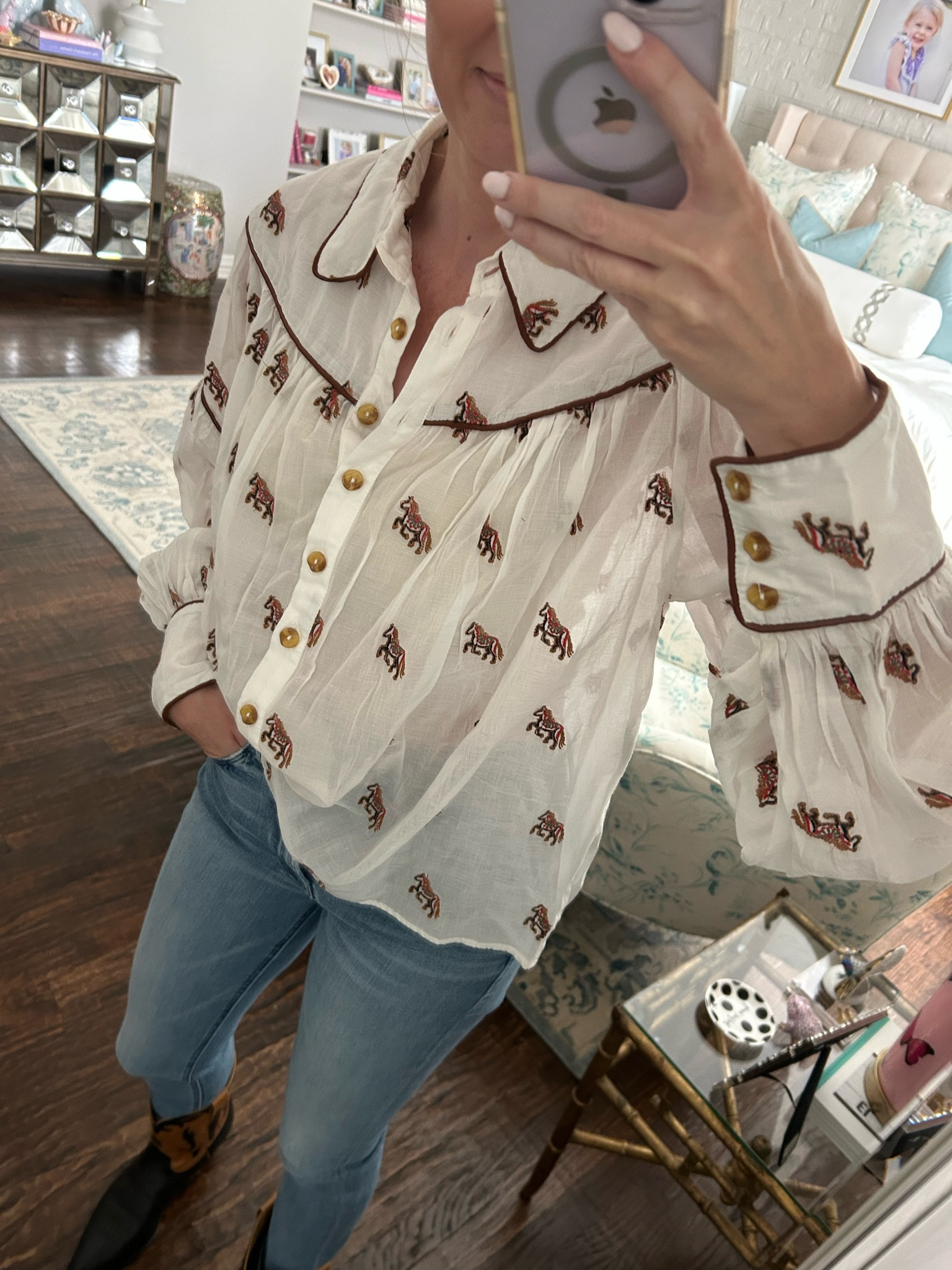 Best light weight 4 season blouse…great western flare!!!


#LTKstyletip #LTKSeasonal #LTKFind