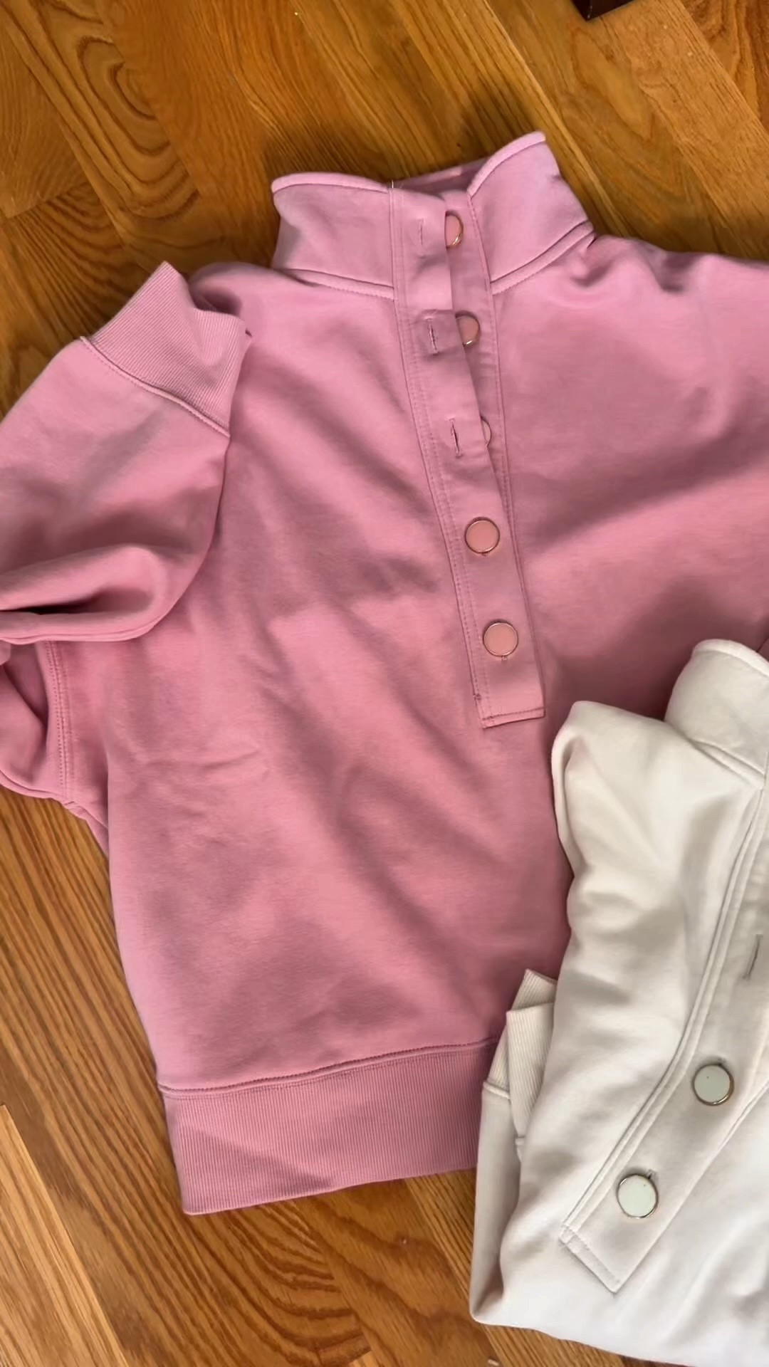 Walmart Quarter button Pullover 🍂💗

These Walmart quarter button pullovers are the perfect lightweight layer for transitioning into fall! 🍁 The soft fabric, relaxed fit, and gold snap details give them an elevated look without the designer price tag. I’m loving both the pretty blush pink and classic ivory—they’re easy to throw on with jeans, leggings, or joggers for everyday comfort while still looking put together.

At under $25, these are the kind of basics you’ll reach for again and again all season long. Grab your favorite color…or both! 🤍🩷

Walmart fashion • Time and Tru • quarter snap pullover • fall essentials • cozy sweatshirt • affordable fashion • casual everyday style • fall layering piece • weekend outfit • leggings outfit • jeans outfit • Walmart finds • elevated basics • budget-friendly style • women over 40 fashion

#LTKOver40 #LTKPetite #LTKootd