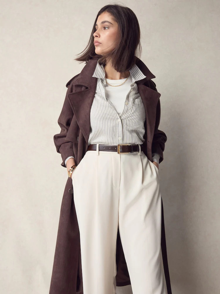 Buy Chocolate Brown N. Premium Made In Italy Leather Belt from Next Ireland | Next EU