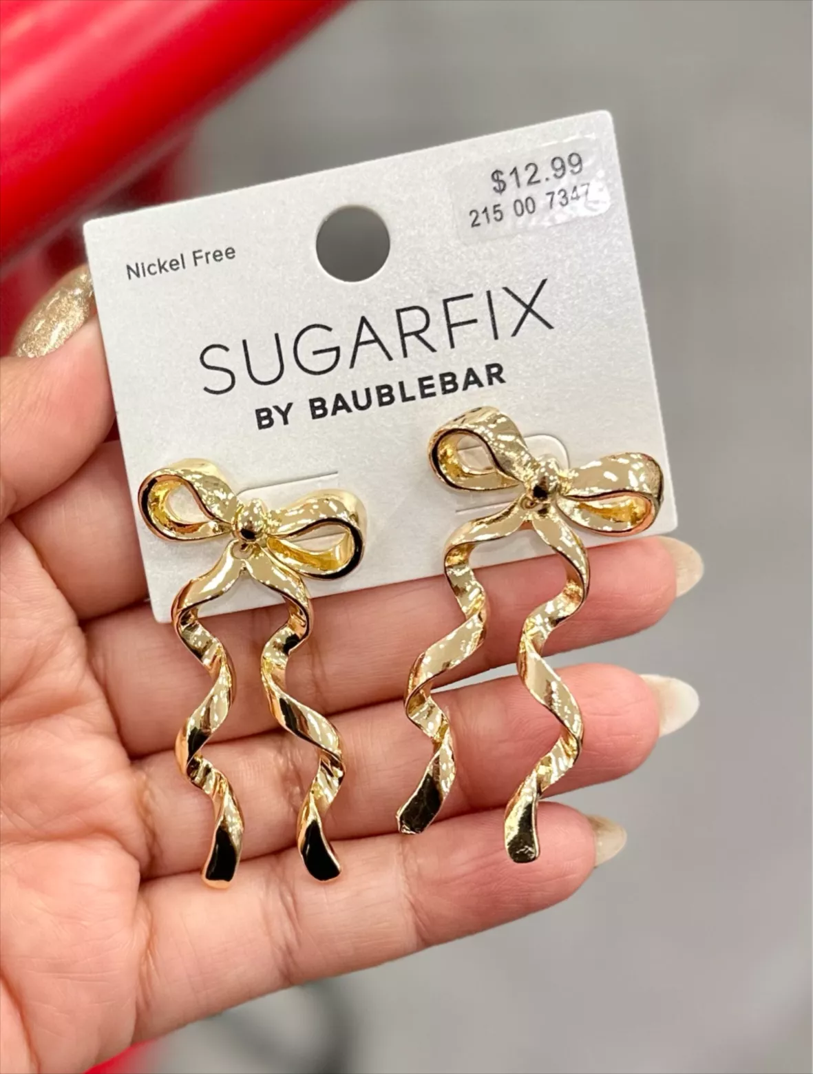 SUGARFIX by BaubleBar Bow Statement Stud Earrings - Gold