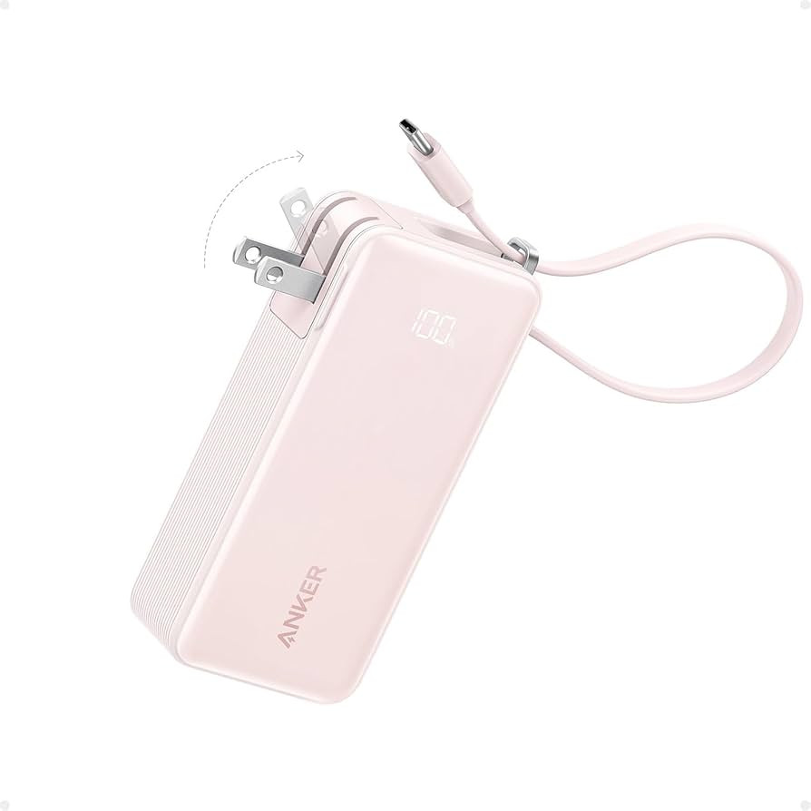 Anker Nano 3-in-1 Portable iPhone Charger, 10,000mAh Power Bank with Built-in USB-C Cable and Fol... | Amazon (US)