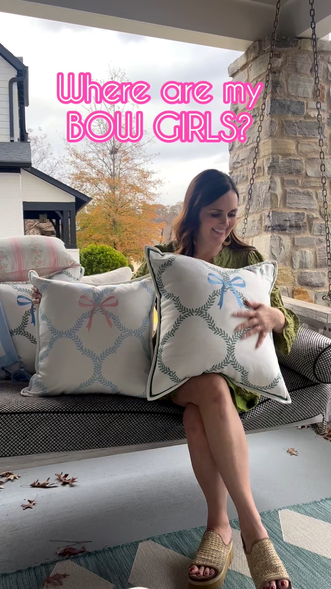 The prettiest pillow covers that you can use outside, all on sale now! I’m having a bow Christmas with lots of ribbons, so these are the perfect fit for my front porch. 🎀

#LTKSaleAlert #LTKHome #LTKCyberWeek