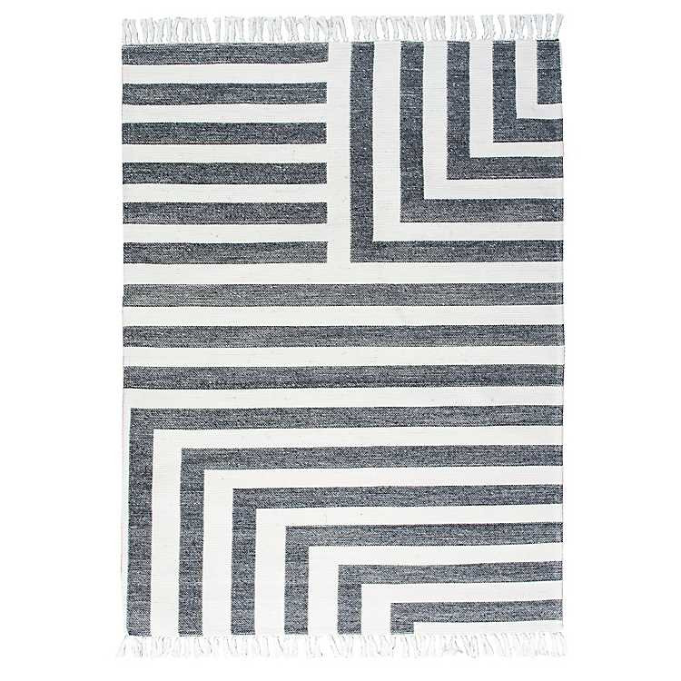 Modern Stripe Area Rug, 8x10 | Kirkland's Home