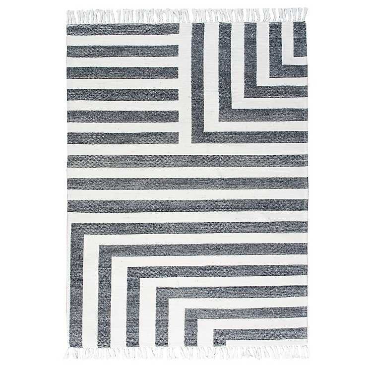 Modern Stripe Area Rug, 8x10 | Kirkland's Home