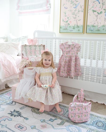 Dondolo x Petite Keep! Shop all these gorgeous keepsakes for your little ones here!

Dresses by Dondolo
Trunks by Petite Keep

Baby girl nursery toddler spring clothes pink green blue floral chinoiserie art Jenny Lind crib keepsake trunks grandmillennial style home decor  

#LTKhome #LTKbaby #LTKkids