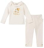 Juicy Couture Baby Girls 2 Pieces Pants Set, Vanilla, 12M | Amazon (US)