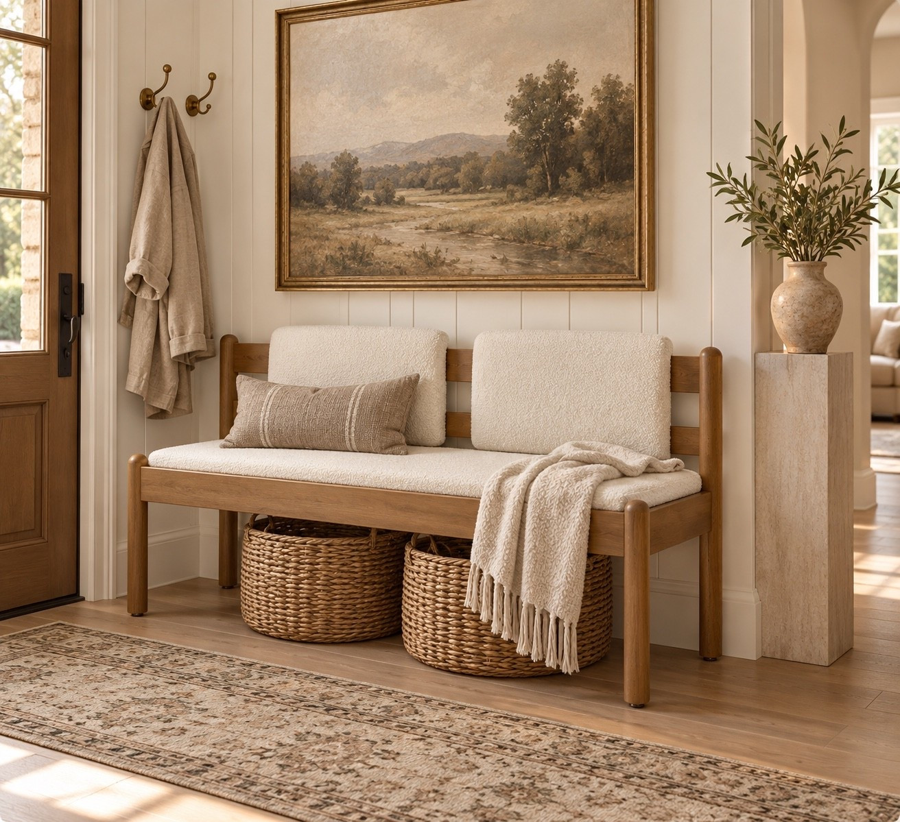 This bench looks like it’s from Pottery Barn. It is so pretty and it’s on sale on Wayfair!

#LTKHome #LTKSaleAlert