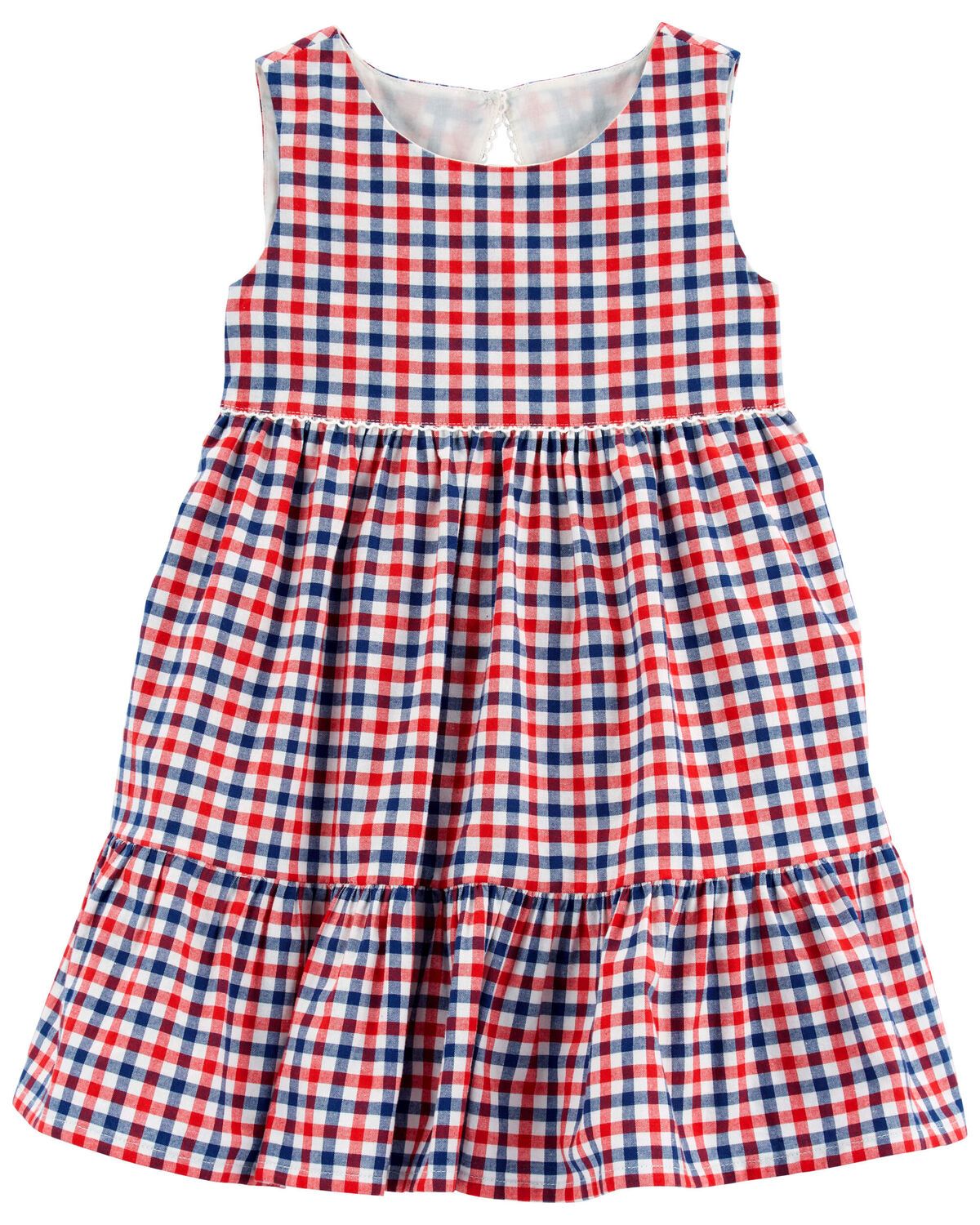 Toddler Plaid Tiered Dress | Carter's