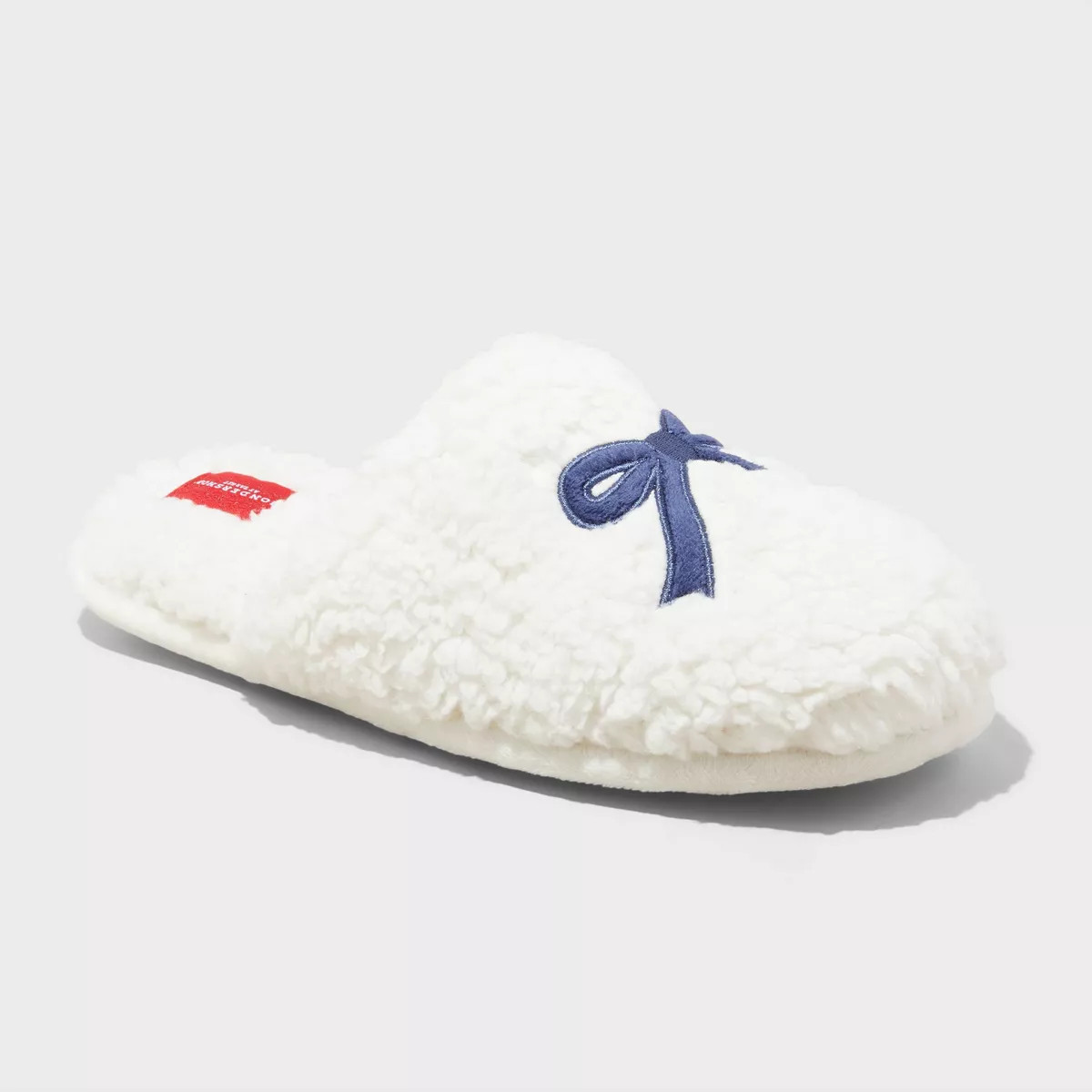 Women's Fleece Bow Scuff Slippers - Wondershop™ | Target