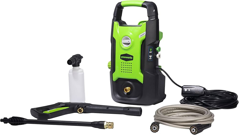 Greenworks 1500 PSI 1.2 GPM Pressure Washer (Upright Hand-Carry) PWMA Certified | Amazon (US)