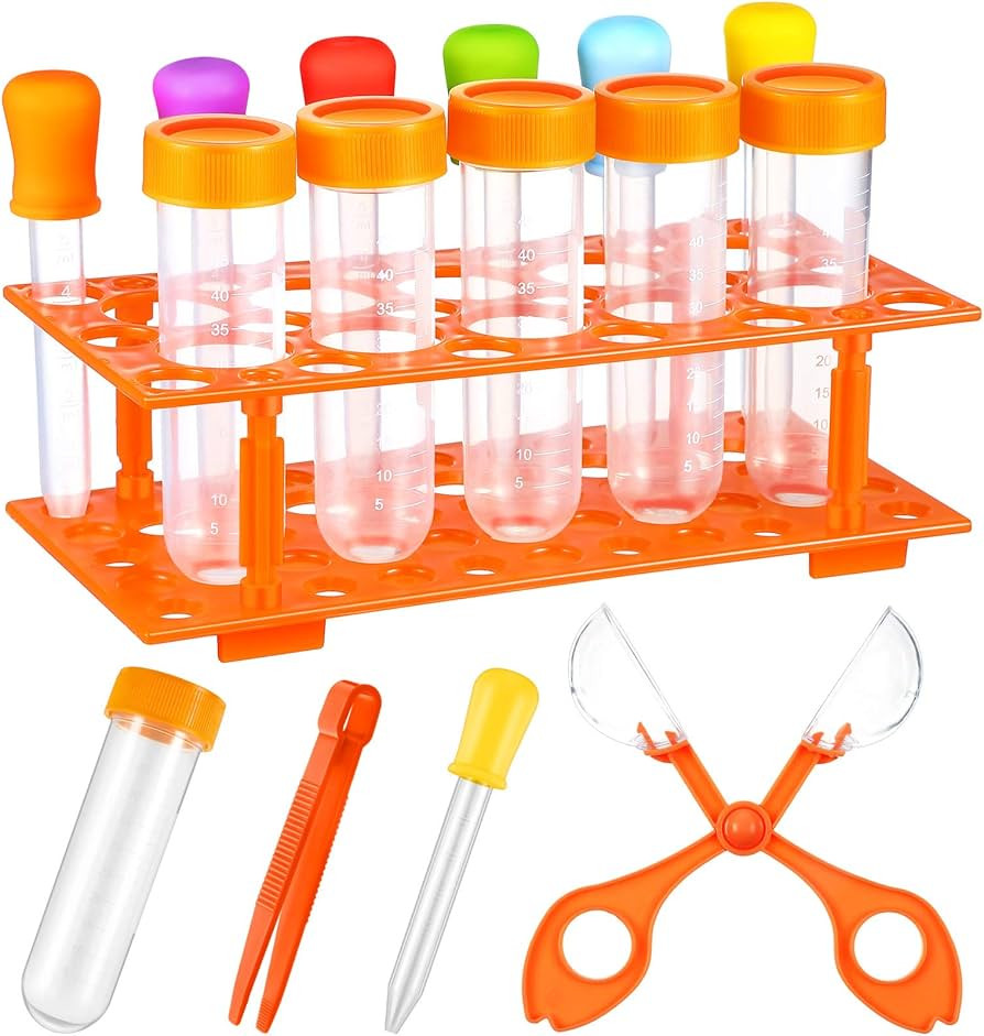 Weewooday 14 Pieces Jumbo Test Tubes Set, Science Learning Tools for Kids, Includes 5 Jumbo Test ... | Amazon (US)
