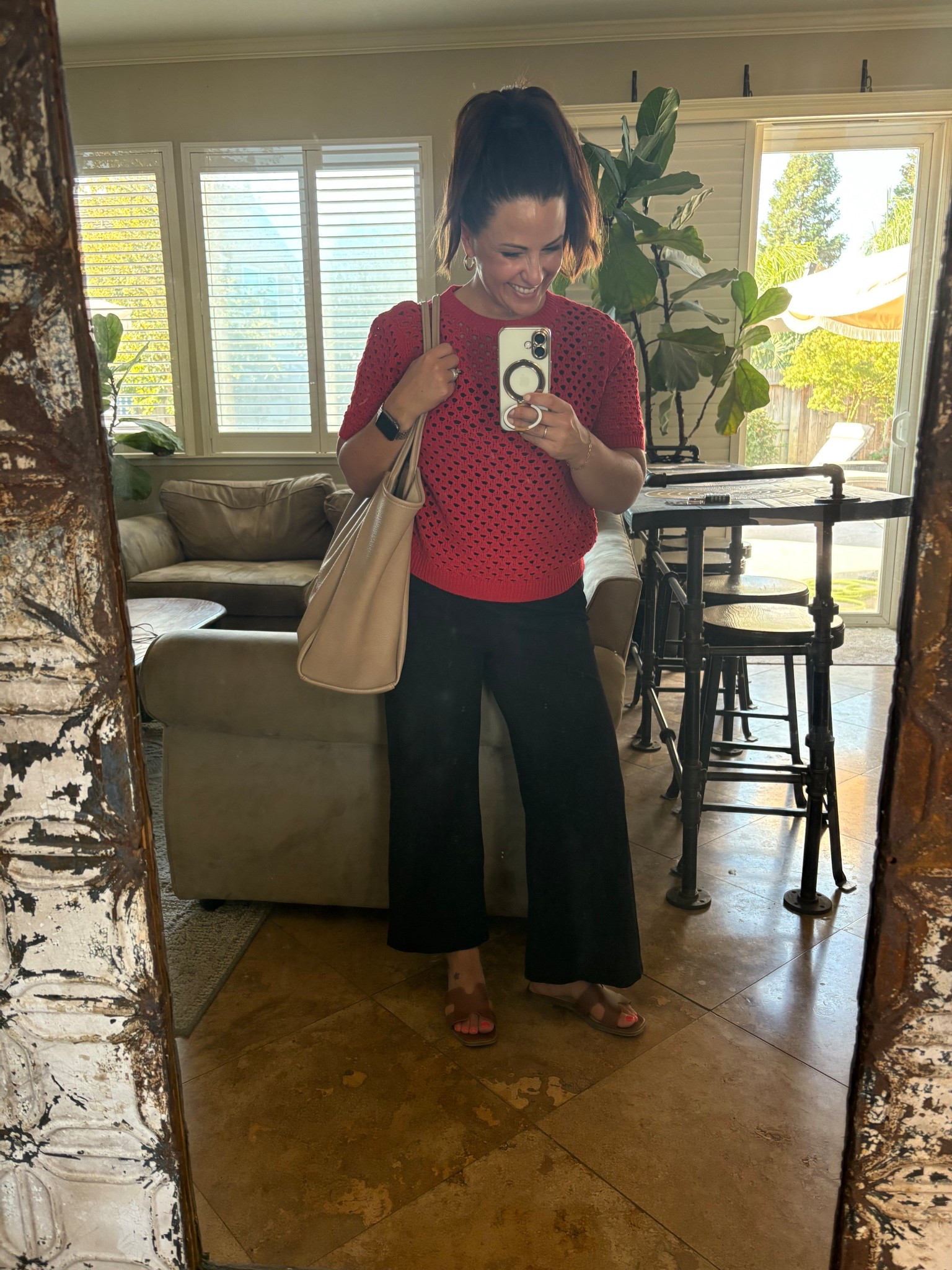 Happy Monday! I’m ready for the first full week with students in the classroom. My open knit fisherman sweater runs tts and is something I foresee myself wearing spring, summer and into fall. Petite ladies, you need these wide leg pull on yoga pants. They feel like pajamas and are the perfect work office pants. I’m wearing a 26” inseam size small. 

Teacher style
Summer to fall outfits 

#LTKOver40 #LTKWorkwear #LTKPetite