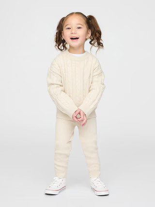 babyGap CashSoft Rib Sweater Leggings | Gap (US)