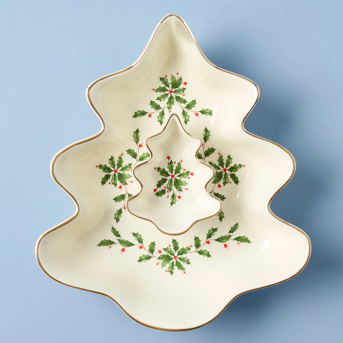Holiday Tree Chip & Dip Set | Lenox