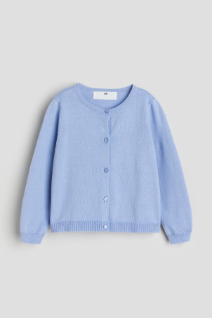Ribbed Jersey Leggings - Pastel blue - Kids | H&M US | H&M (US + CA)