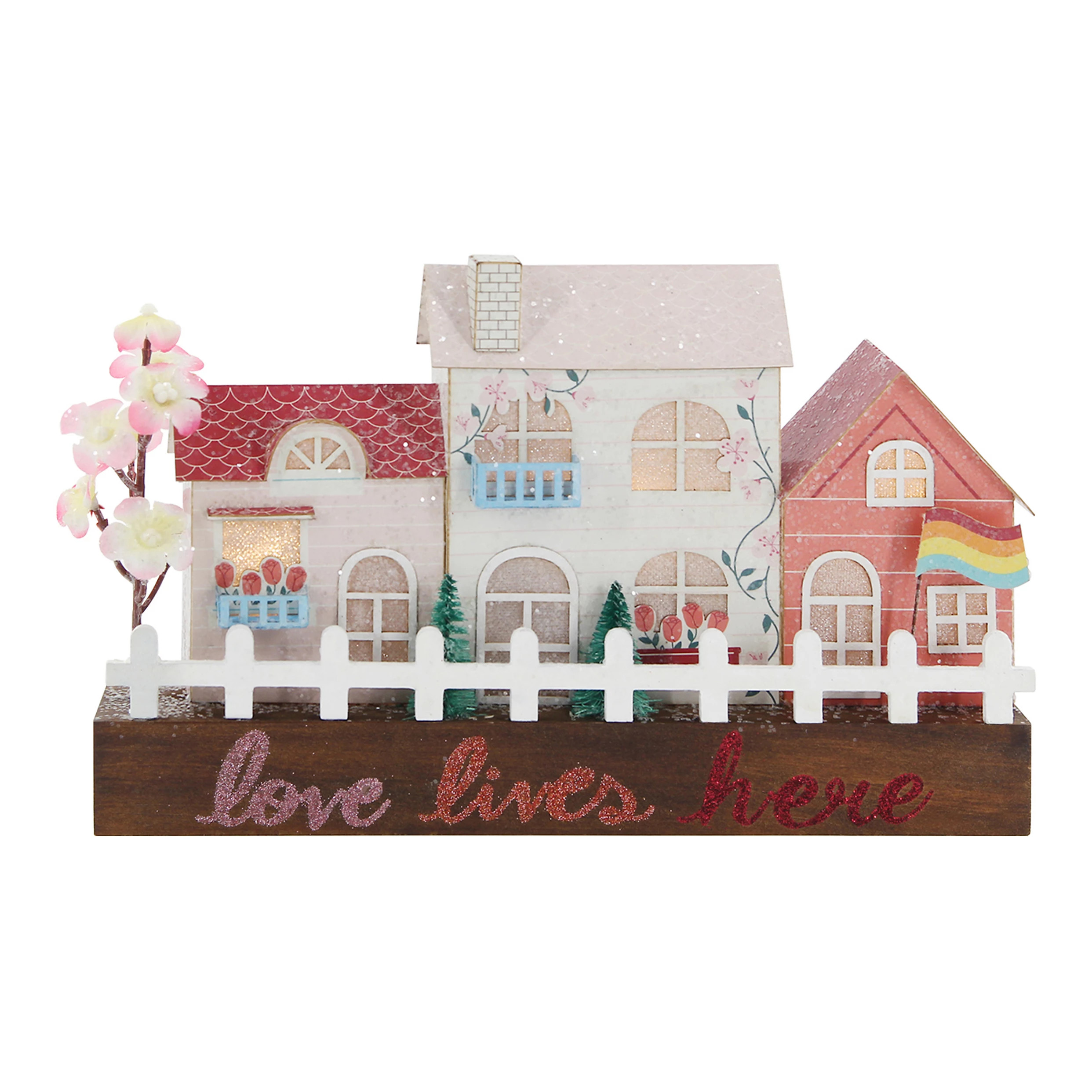 Celebrate Valentine's Day Together LED Houses Table Decor | Kohl's
